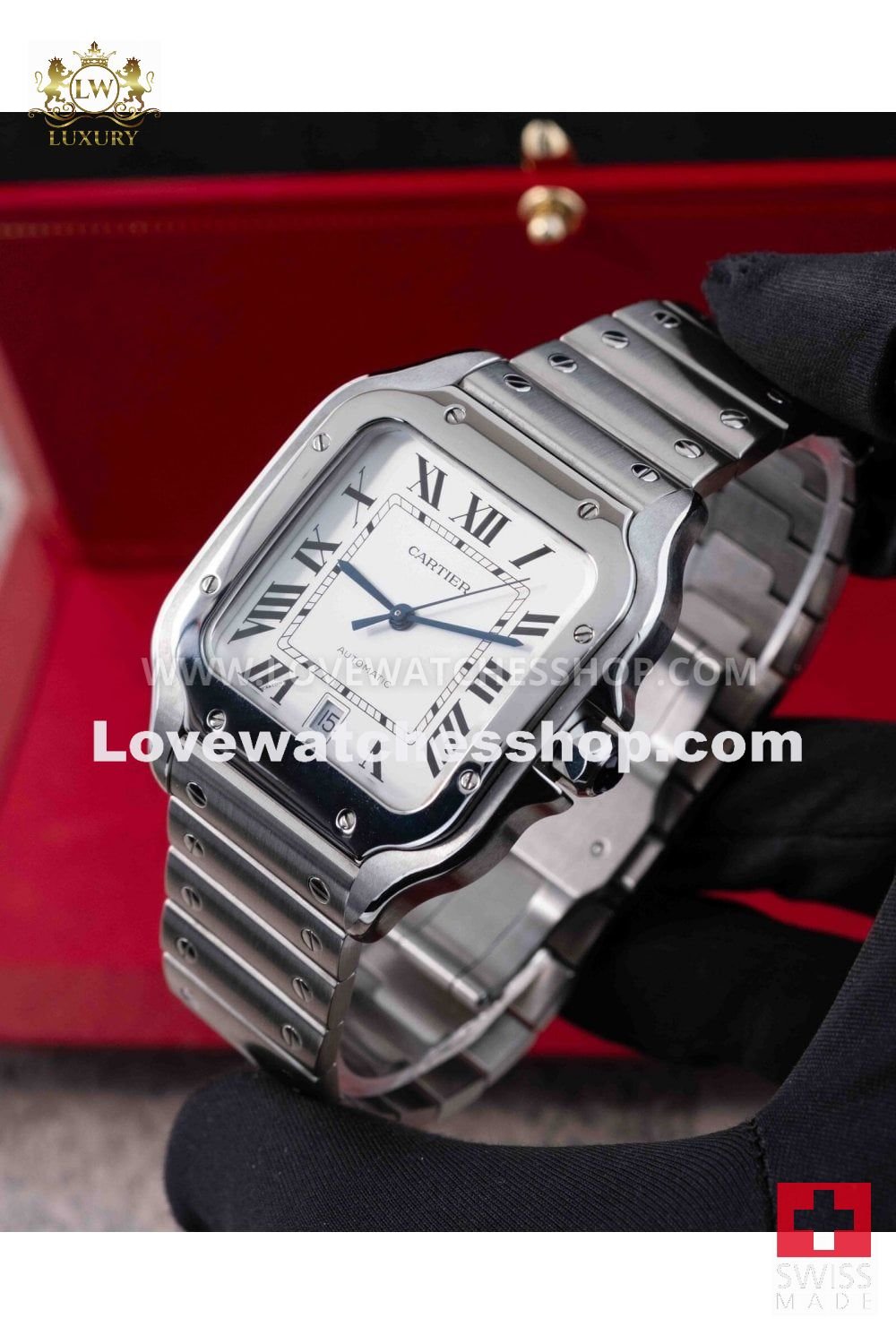 Cartier Santos de Luxury Women's Moissanite