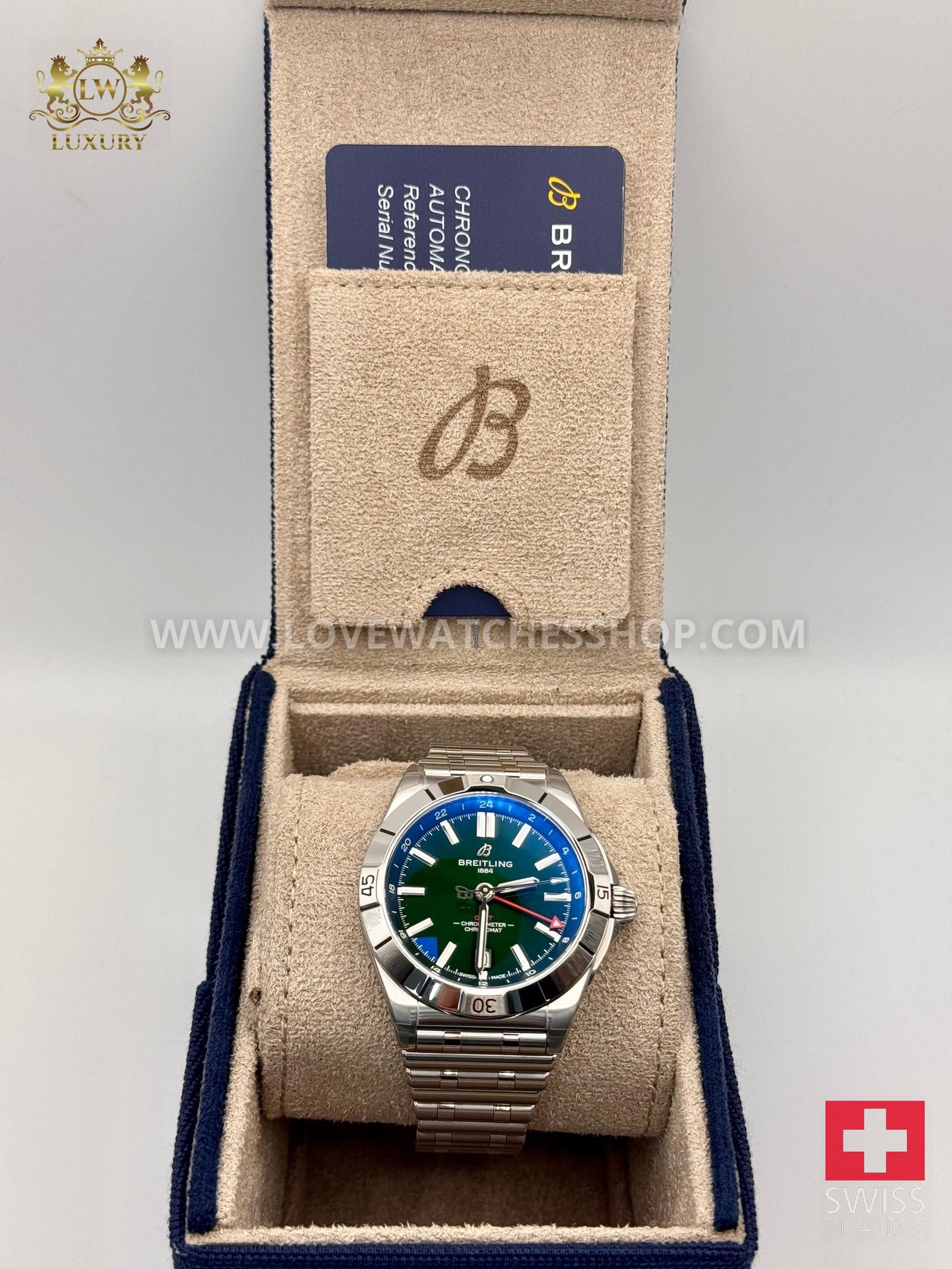 Breitling Chronomat GMT NEW 2025 40mm Green Chronomat GMT A32398101L1A1
