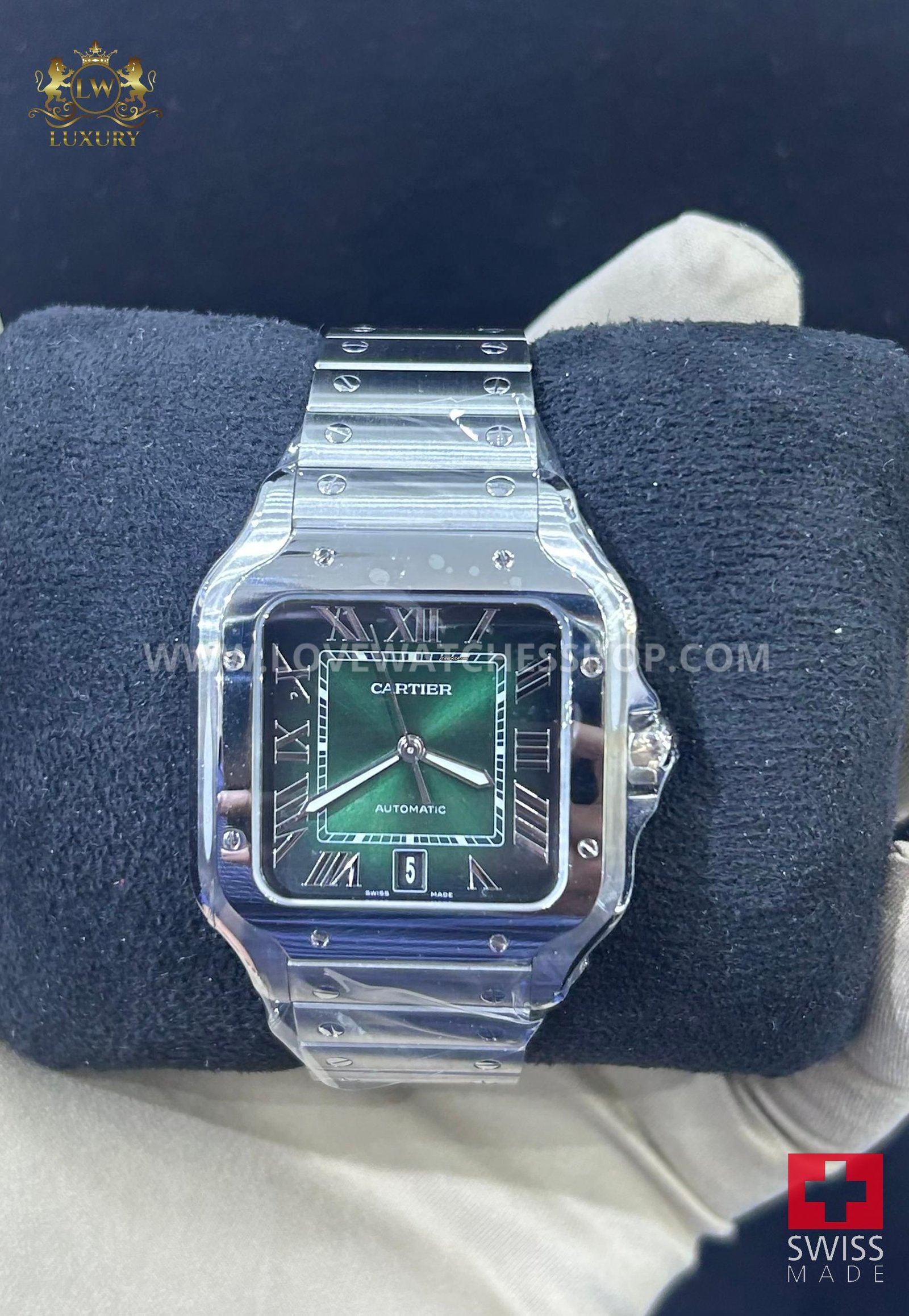 Cartier Santos De Cartier XL Blue Dial New