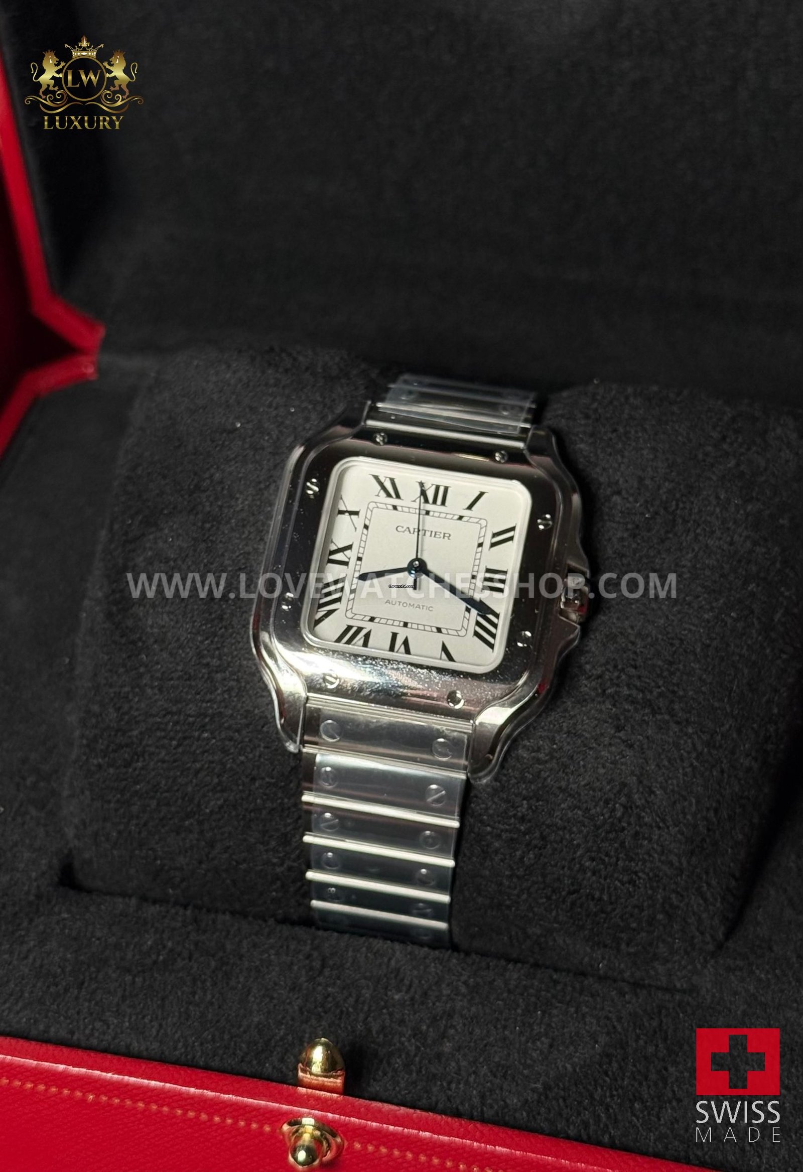 Cartier Santos De Cartier Ref. WSSA0029 - NEU - Medium - 2025 - White Roman Dial - Fullset