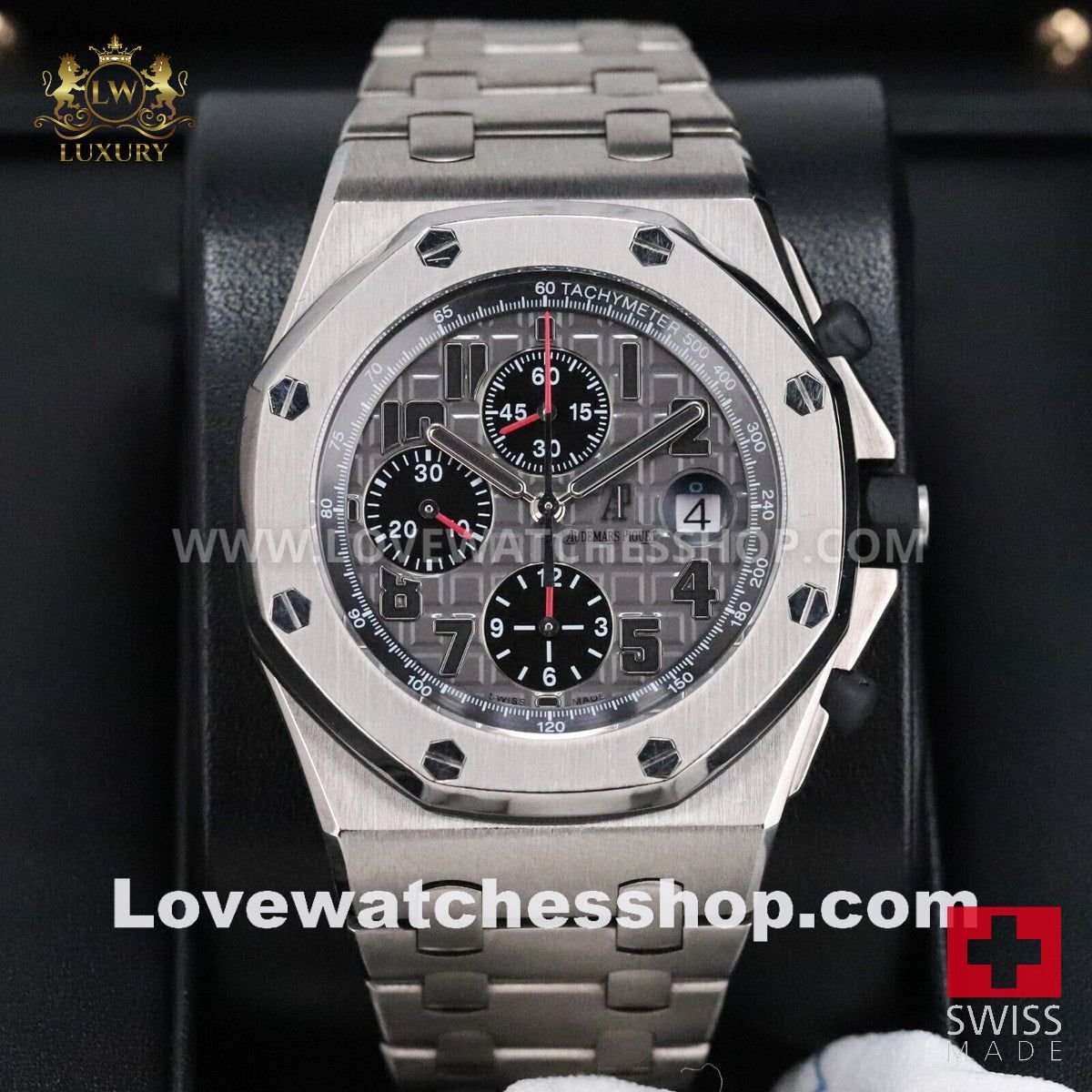 Audemars Piguet Royal Oak Offshore 42mm Rhodium Rose Steel Half Brick - 26470OR.OO.A125CR.01
