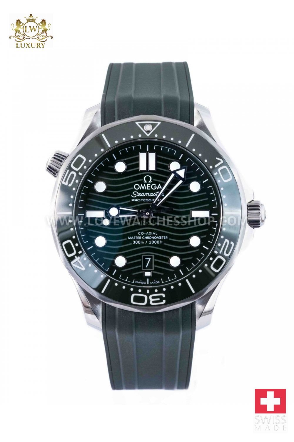 Omega Seamaster Diver 300, Green Dial 42mm