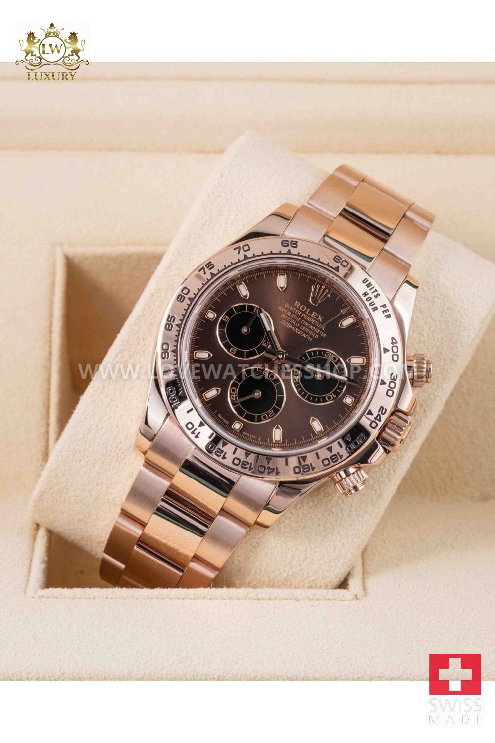 Rolex Daytona 40mm 40mm chocolate brown