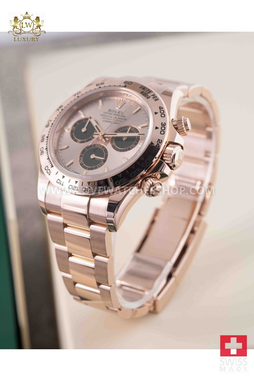 Rolex Cosmograph Daytona Sundust Dial 40mm Bracelet 126505