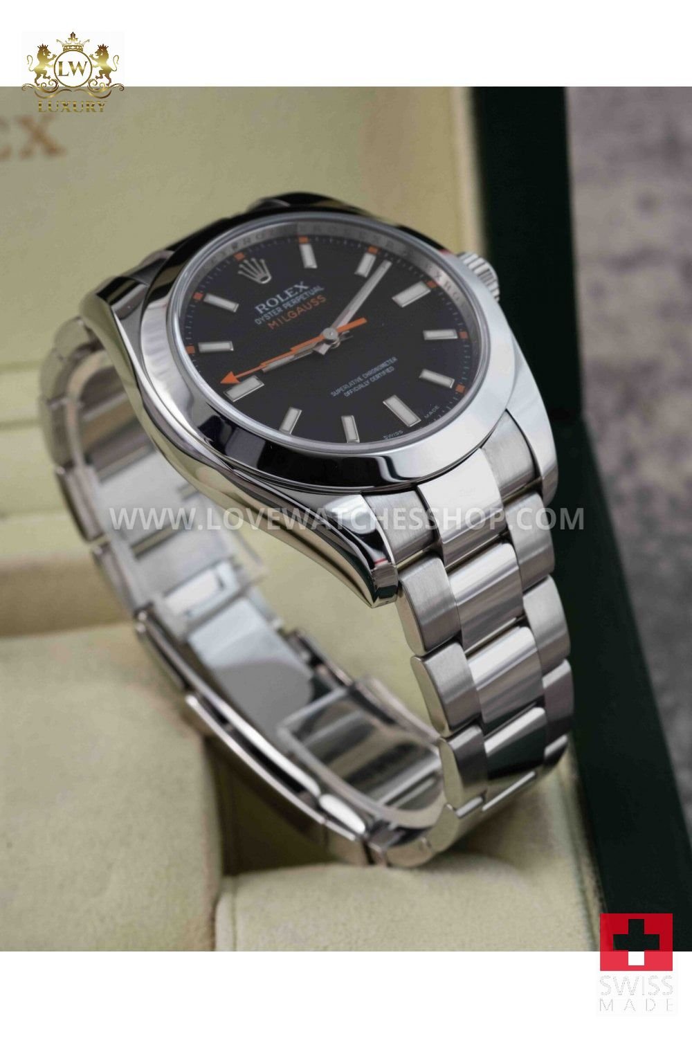 Rolex Milgaus 116400 V Black 40mm