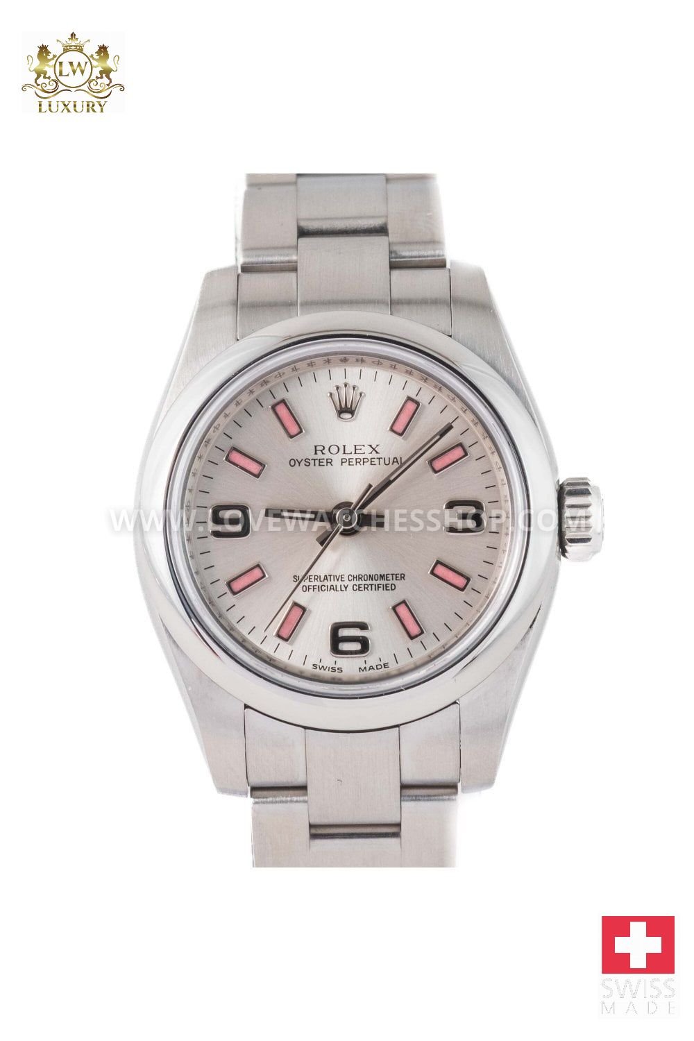 Rolex Authentic ROLEX Oyster Perpetual 176200 SS Automatic Serial