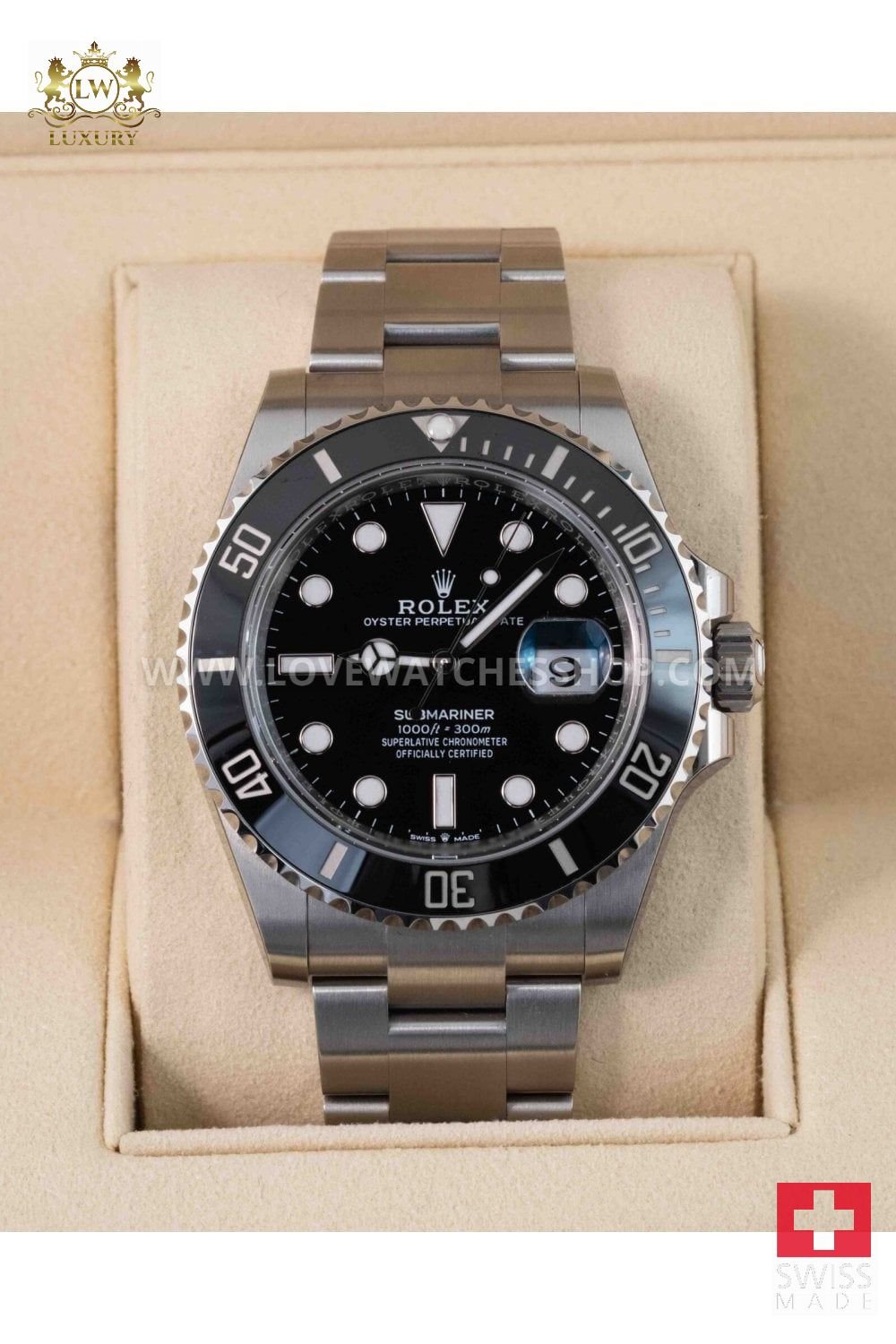 Rolex Submariner Date 40mm Black Dial Stainless Steel Watch 116610LN